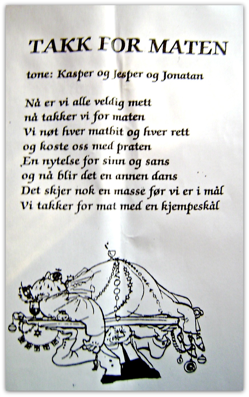 Takk for maten sanger Takk for maten sanger